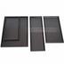 Pallet gỗ dài màu đen Tấm khay Nhật Bản Khay trà sáng tạo Bộ trà châu Âu bộ bình trà thủy tinh Trà sứ