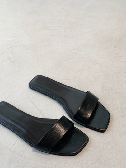 Sheepskin Version~2025 New Style Women's Summer Slip-On Flat Sandals, Niche Design, Retro Roman Style Cool Slippers