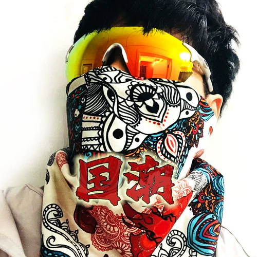 Повязка на голову в стиле хип-хоп, ретро брендовый носовой платок, европейский стиль