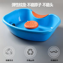 Thickened bed shampoo basin lying flat elderly household hair washing pregnant women and children lying in bed on the moon shampoo artifact