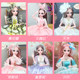 60cm Barra Doll Set Extra Large Gift Box 2023 New Dress Up Girl Princess Elsa Toy Gift