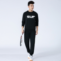 Group purchase custom badminton clothes mens and womens team uniforms steam volleyball table tennis game clothes Sports sweater trousers suit