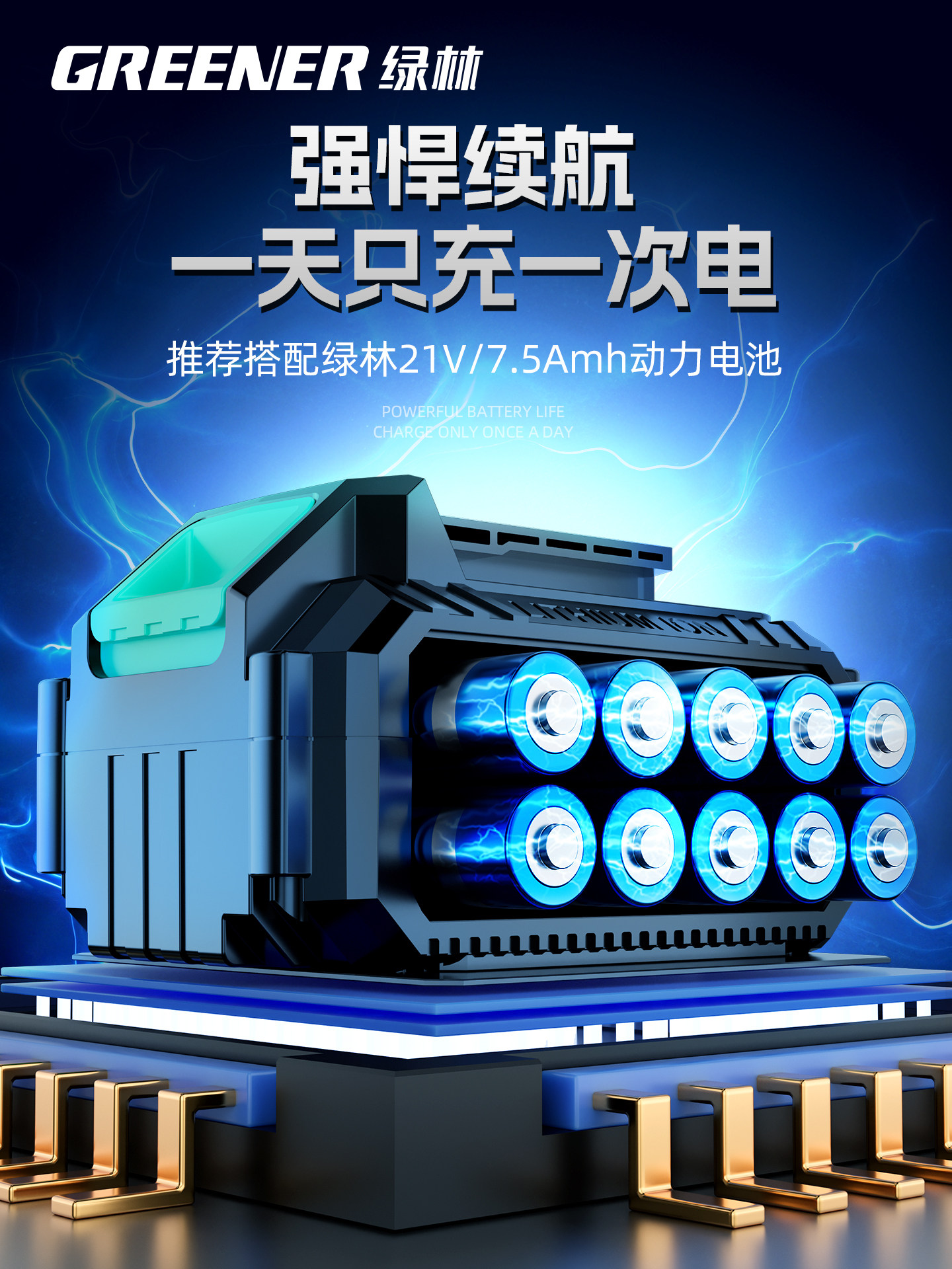 Green Forest Portable Saw Rechargeable Electric Circular Saw Lithium Electric Saw Woodworking Special Template Cutting Saw High Power Official Genuine Product