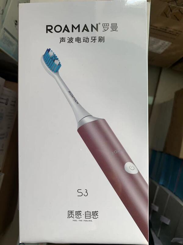 Roman Men's and Women's Adult Fully Automatic Induction Charging Soft-Bristle Waterproof Replaceable Brush Head Ultrasonic Electric Toothbrush