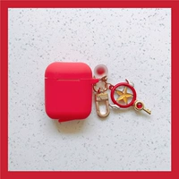 Airpods китайский красный сет + подвес