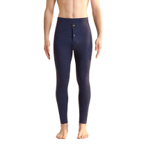 Catman mens German velvet thermal trousers heated and traceless containing wool silk and velvet thickened autumn trousers inner threaded trousers velvet trousers