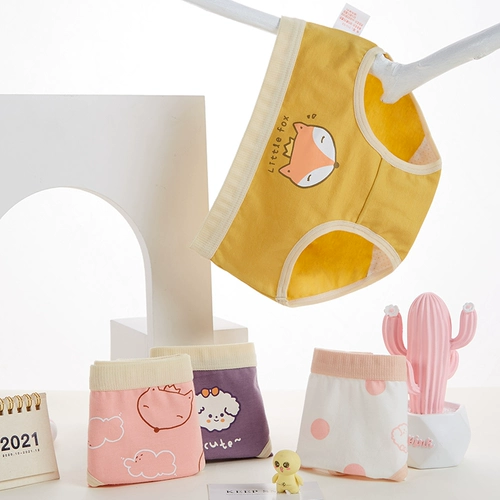 Детское хлопковое нижнее белье, антибактериальные детские шорты, подходит для подростков