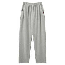 Catman pure cotton pajamas mens summer thin trousers full cotton silk trousers large size loose can be worn outside casual home trousers