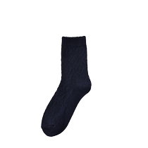 Catman Wool Socks Mens Warm and Cold-proof Autumn and Winter Mid-Tube Socks Plus Velvet Thickened Sweat-Absorbent Black Mens Long Socks