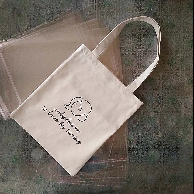 Canvas bag Women's shoulder bag Canvas bag hand-painted custom logo bag custom shopping bag tote bag environmental bag