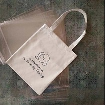 Canvas bag womens shoulder bag Canvas bag hand-painted custom logo bag custom shopping bag tote bag environmental protection bag