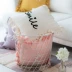 Vỏ gối thêu hoa sen Bắc Âu - Trở lại đệm / Bolsters Trở lại đệm / Bolsters