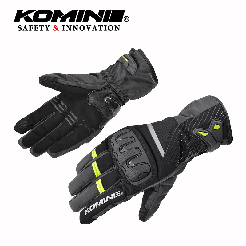 KOMINE 21 BREATHABLE LONG VERSION Riding Gear Gloves Autumn Winter Skyscraper with velvety warm and waterproof GK-846