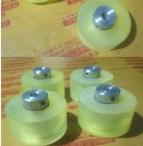 Mask machine polyurethane pull wire wheel active wheel wrapping glue outer diameter 60 wheel core top wire fixing hole 12 18 25 30