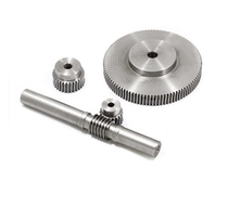 1 model turbine and worm big transmission ratio 45 steel material machined to make reducer metal turbine transmission teeth