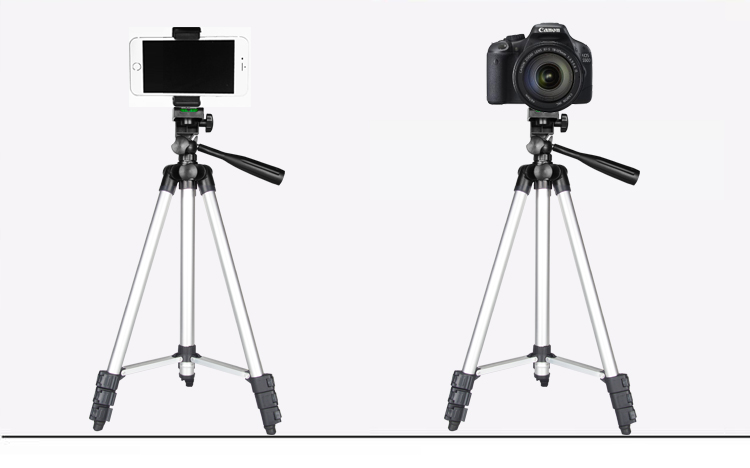 Quảng cáo điện thoại giữ chân đầu SLR camera chân máy cầm tay khung tự sướng chụp ảnh Clip Phổ - Phụ kiện máy ảnh DSLR / đơn chân đế điện thoại quay phim
