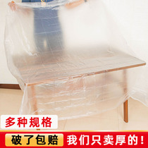 Disposable tablecloth plastic thickened tablecloth wedding banquet household tablecloth for round table square table rectangular table