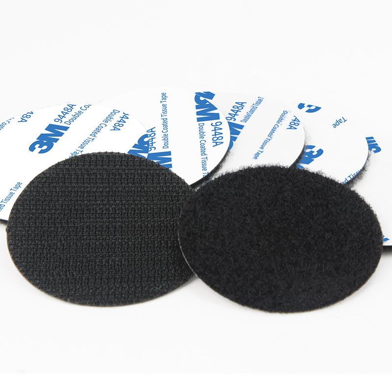 3m Strong Round Velcro with Adhesive Backing Car Floor Mat Gauze Curtain Sofa Fixed Self-Adhesive Nylon Buckle