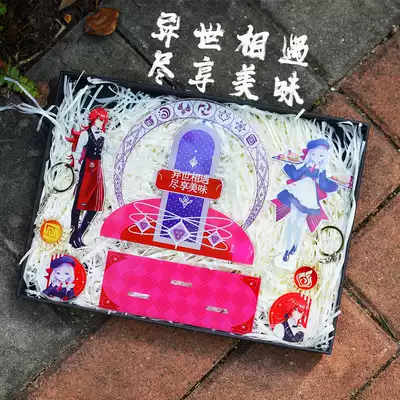 The Original God KFC linkage acrylic standing card Di Lukno Air maid desk animation ORM engraved sunny badge