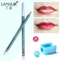 Lancer lip liner dễ tô màu dễ dàng để tải màu bạc sáng stereo không thấm nước không nở môi bút chì màu nữ sinh viên để gửi bút chì 	son bút chì nars