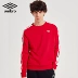 Umbro UMBRO áo len mùa xuân nam cổ tròn xu hướng chuỗi áo len thể thao - Thể thao lông cừu / jumper quần áo bộ thu đông nữ đẹp Thể thao lông cừu / jumper