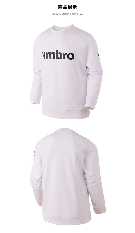 Umbro UMBRO mùa xuân và mùa thu đầu mới cho nam không có mũ dài tay đơn giản áo len thể thao thời trang giản dị - Thể thao lông cừu / jumper áo sweater