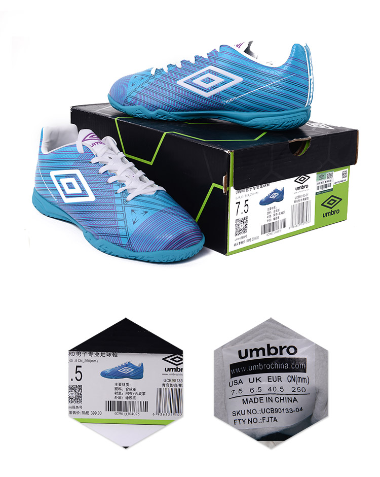 Umbro UMBRO giày bóng đá nam VELOCITA thế hệ thứ hai nail-miễn phí đào tạo chuyên nghiệp giày bóng đá thanh niên giày thể thao các hãng giày đá bóng sân cỏ nhân tạo