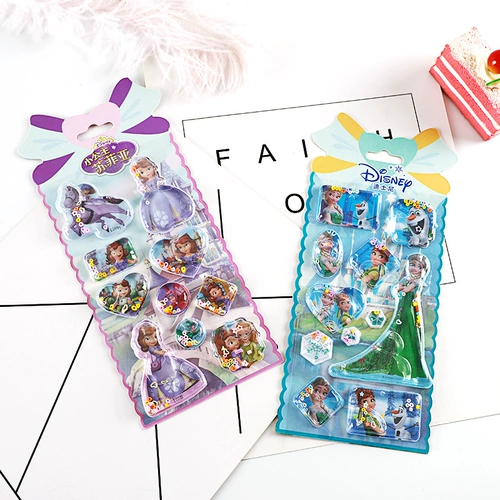 Дисней, детская мультяшная трехмерная награда для детского сада, наклейка, наклейки, в 3d формате