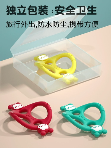 Дисней, успокаивающий детский жевательный прорезыватель, силиконовая защитная игрушка, Дисней Микки Маус