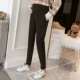 Quần legging cho bà bầu cộng với quần nhung dày, quần nâng bụng mùa thu và mùa đông mặc quần thể thao Harlan