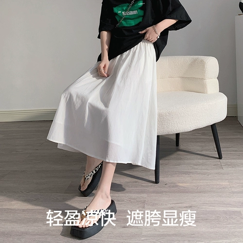米度丽 Летняя юбка в складку с поддержкой живота, мини-юбка, длинная юбка для беременных, летняя одежда, средней длины