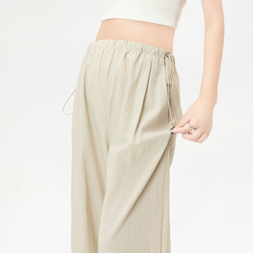 Летние тонкие штаны, подходит для подростков, свободный прямой крой