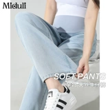 Летние тонкие штаны, шелковые джинсы, летняя одежда, подходит для подростков