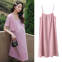 Розовое платье