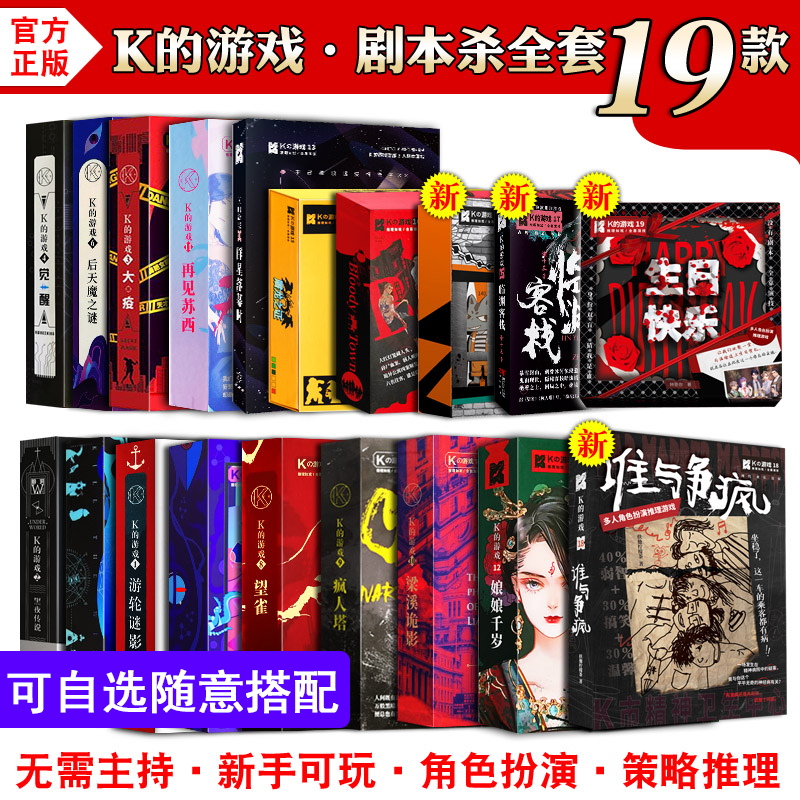 Board game Murder Mystery script Kill K's game Mystery Detective party Group Jian Wang bird tour Lady Chitose 1720