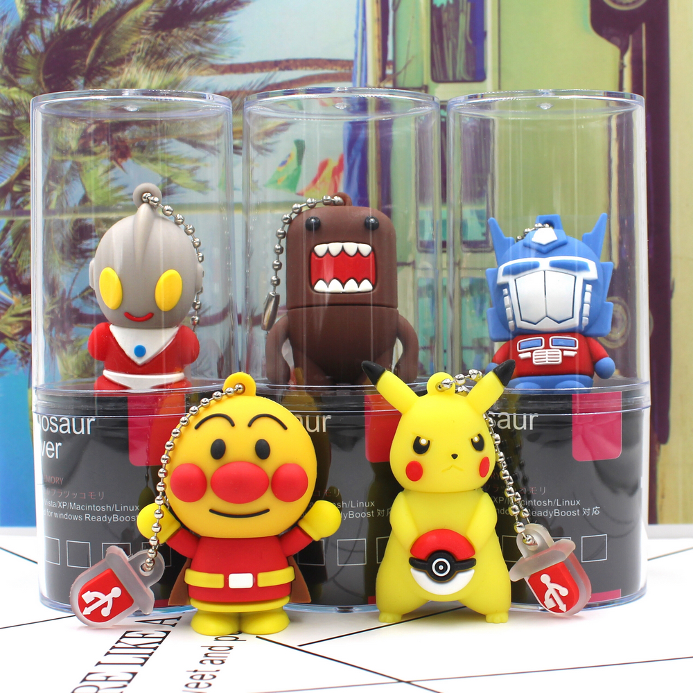 Creative cute U disk 64G cartoon girl mini girl heart couple custom high speed USB computer mobile phone