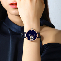 Swiss Longines magnificent watch ladies mechanical watch 2022 new brand-name starry hollow fashion womens watch