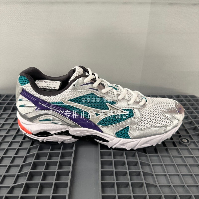 MIZUNO Wave Rider 10 Comfortable Low-Top Running Shoes for Men and Women D1Ga210407