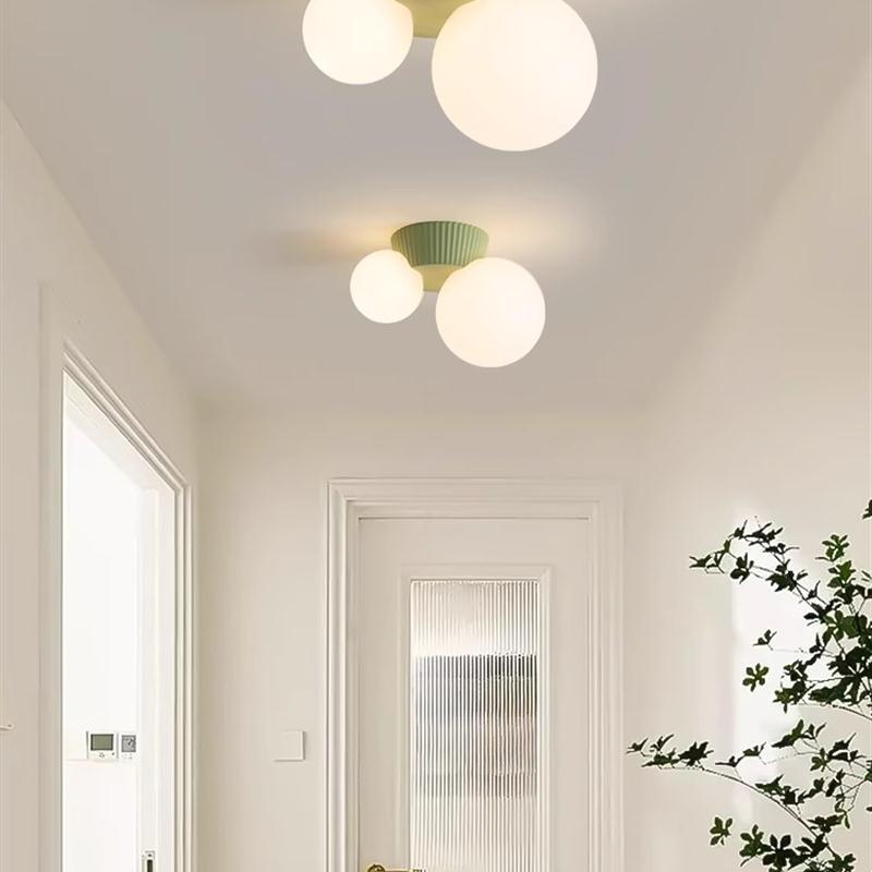 Cream Style Corridor Aisle Light Ceiling Light Modern Minimalist Creative Cactus Bedroom Bedside Light Balcony Entrance Light