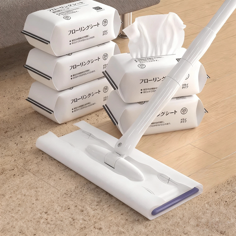 Japanese Imported Mujie Face Towels, Mop, Vacuum Cleaner, No-Wash Wet Wipes, Household Disposable Mop, Floor Cleaning Wet Wipes
