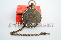 怀表 机械老式 仿古董怀表 西洋把玩 发条 电影道具怀表