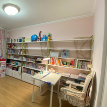 Living room solid wood custom bookcase combination home zero formaldehyde integrated Nordic floor storage study bookshelf by the whole wall