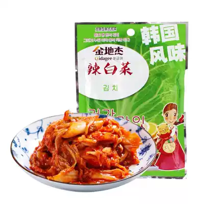 Jindijie spicy cabbage Korean style kimchi 108g small package sour rice Sushi cooking food