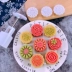 2019 khuôn bánh trung thu tuyết mới Bánh đậu xanh 50g75g100 gram mài tay phim hoạt hình gia đình - Tự làm khuôn nướng