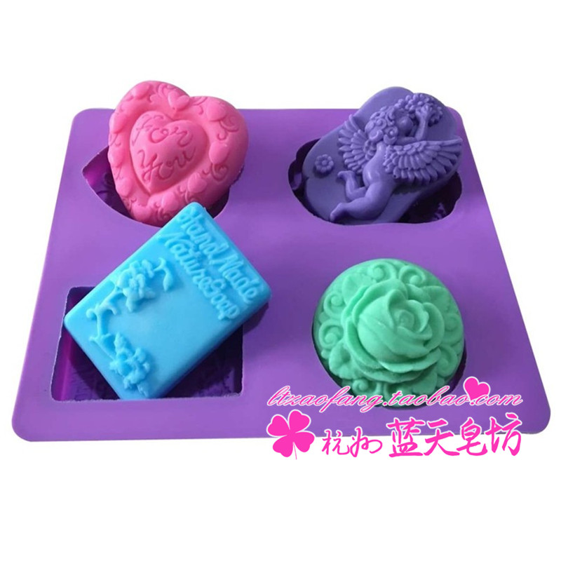 xj077 South Korea New Pint Little Angel Silicone Handmade Soap Mold is very strongly recommended