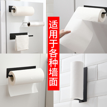 Toilet Paper Towel Rack Roll Paper Rack Home Free punching rack wall-mounted creative multifunctional kitchen home