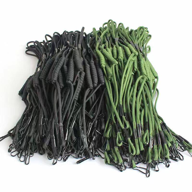 Outdoor safety ropes Old-style key hanging rope Tactical anti-loss and anti-robbery gun rope telescopic universal buckle hanging rope gun platform rope