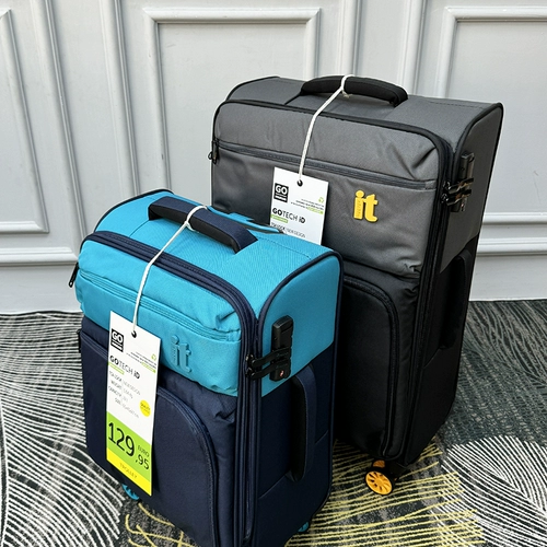 luggage it Багажный универсальный сверхлегкий чемодан, ткань оксфорд, 24 дюймов, 20 дюймов