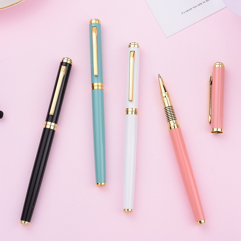 French Dreamt Jiao love signature pen Women's business metal highgrade