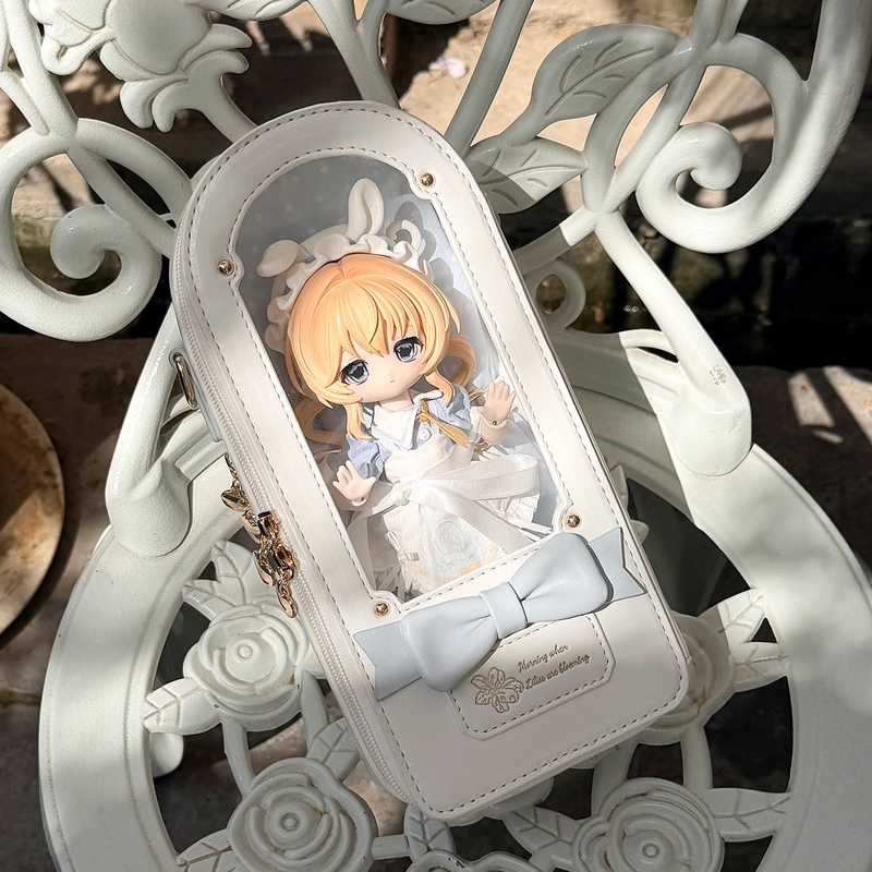 【Lily Spring】Green Mountain Wall Original 8-Inch Bjd Doll Bag Mjd Outing Bag Can Be Worn Crossbody or on One Shoulder Azone Bag